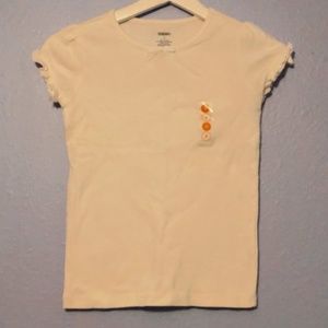 Basic kids white t-shirt